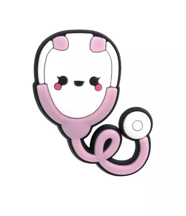 Джибитс для обуви JIBBITZ Stethoscope №1005 Розовый (JIB1005)