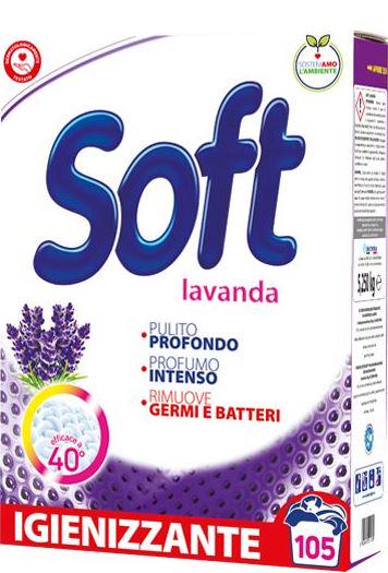 Стиральный порошок Soft Lavanda 5,25 кг 105 циклов стирки (11662) - фото 1