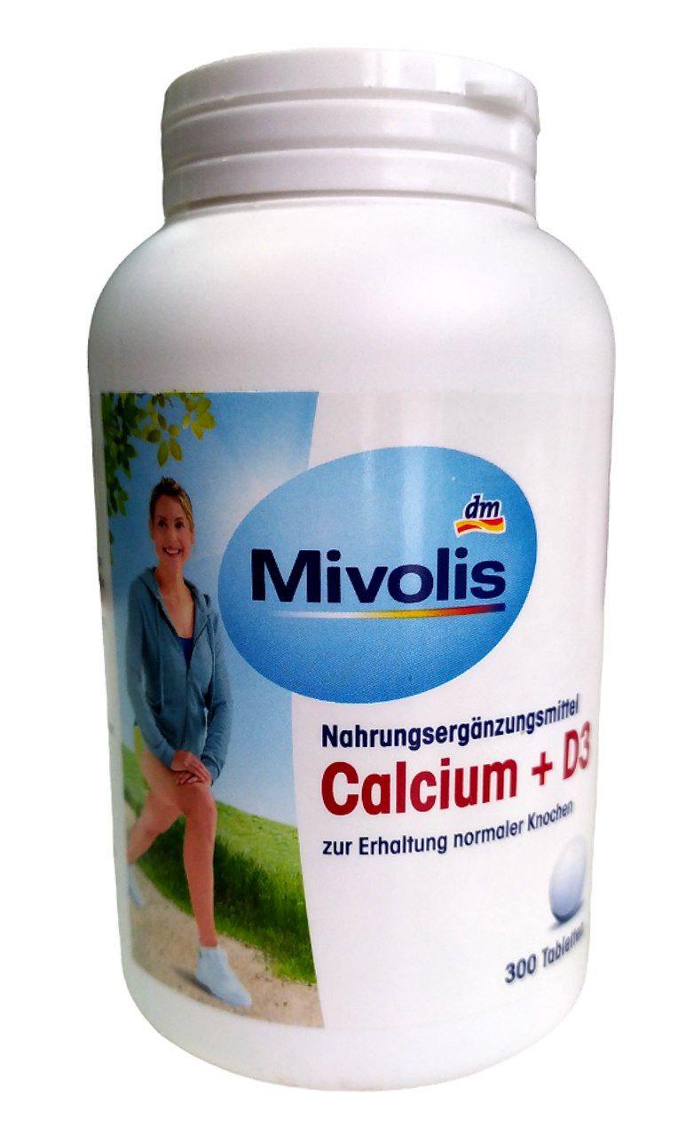 Витамины Mivolis Calcium + D3 300 шт. (00-00000871) - фото 1