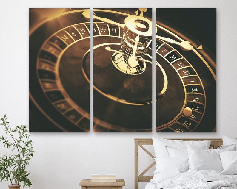 Модульная картина KIL Art Казино на холсте из трех частей 78x48 см (M3_M_382) - фото 1
