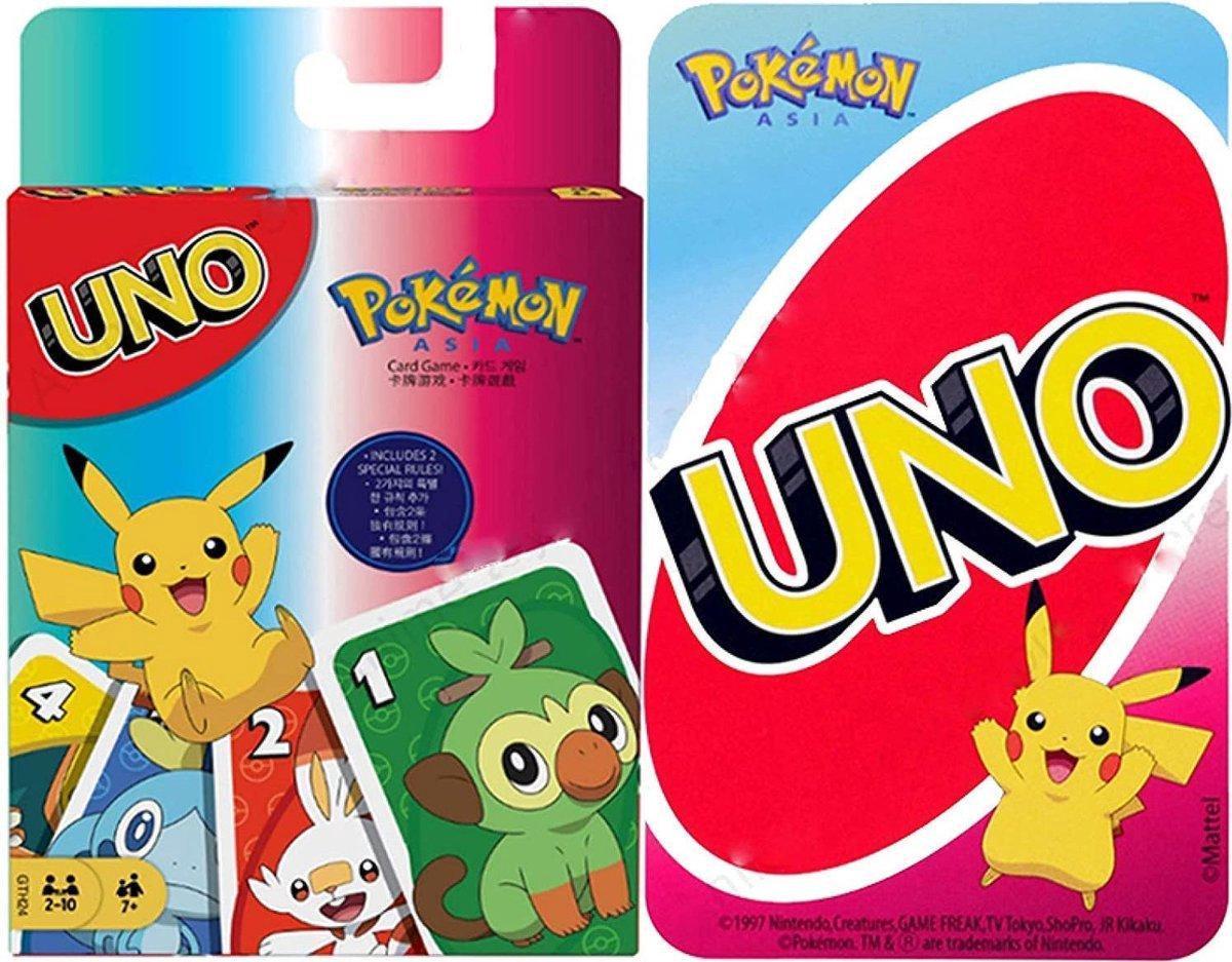 Настольная карточная игра UNO - Покемон