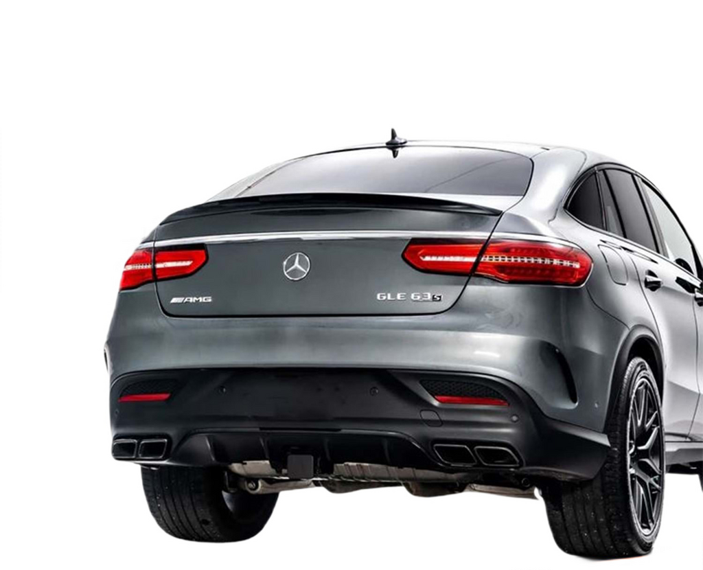 Спойлер DPT дизайн gle43 глянецевый для Mercedes GLE coupe C292 2015-2019 Черный (146309)