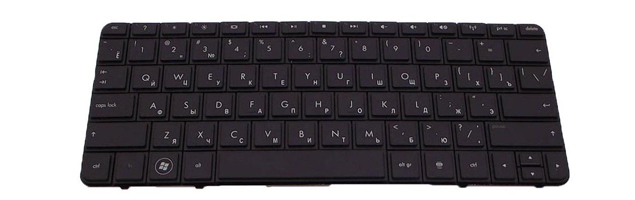 Клавиатура для ноутбука HP Compaq Mini CQ10-700 матовая (608769-251)