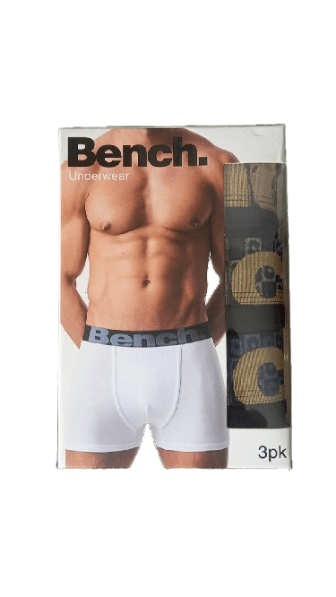 Набір трусів боксерів чоловічих анатомічних Bench Underwear Boxer Shorts 3 шт. М Чорний/Різнокольоровий (344565) - фото 5 Набір трусів боксерів чоловічих анатомічних Bench Underwear Boxer Shorts 3 шт. М Чорний/Різнокольоровий (344565) - фото 5
