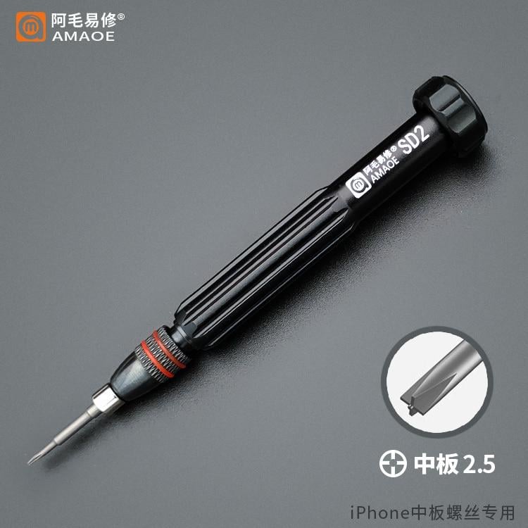 Викрутка для ремонту iPhone PCB Amaoe SD1/SD2 2,5 мм - фото 2 Викрутка для ремонту iPhone PCB Amaoe SD1/SD2 2,5 мм - фото 2
