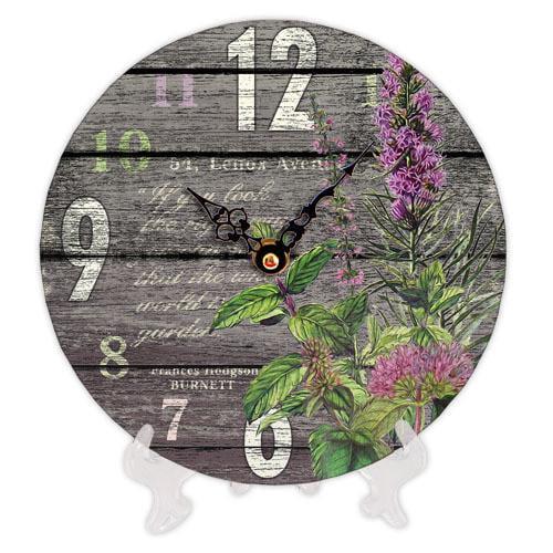 Часы настенные круглые Presentville Цветы 18 см (CH18 F 15S021)