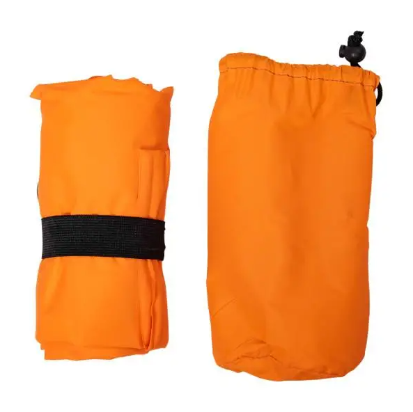 Коврик надувной из TPU с подушкой 190х55х3 см Оранжевый (SJ-0084O) - фото 9