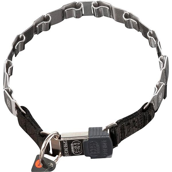 Ошейник для собак замок пластинчатый ClicLock Sprenger NeckTech Fun нержавеющая сталь (50051_010_55)