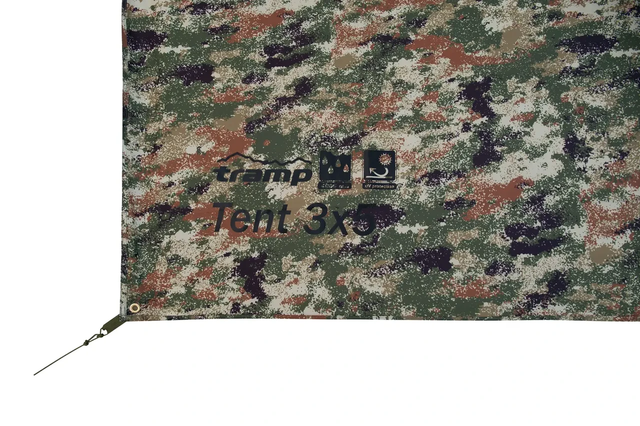 Тент туристичний Tramp Tent 3х5 м Camo (UTRT-101-м Camo) - фото 4