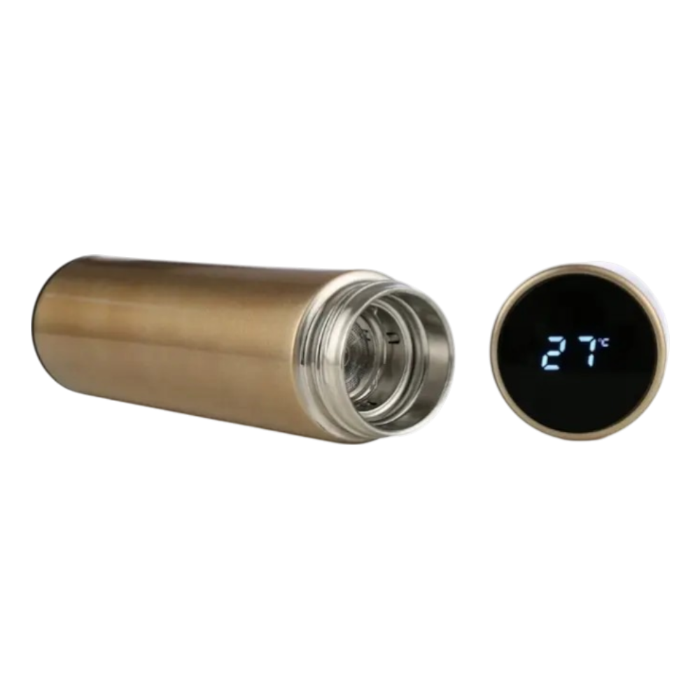 Термос Smart CUP с сенсорным термометром и ситечком 500 мл Золотистый (M160224)