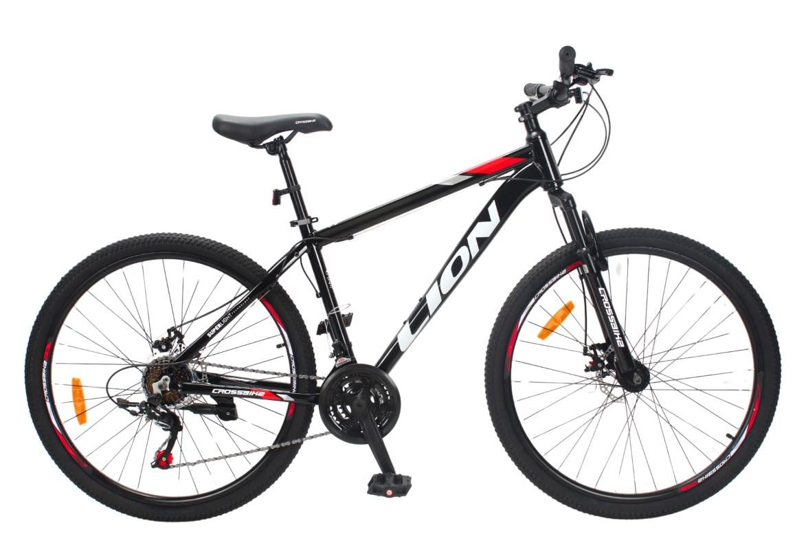 Велосипед Crossbike 27,5" Lion 2025 Рама 15" Black/Red