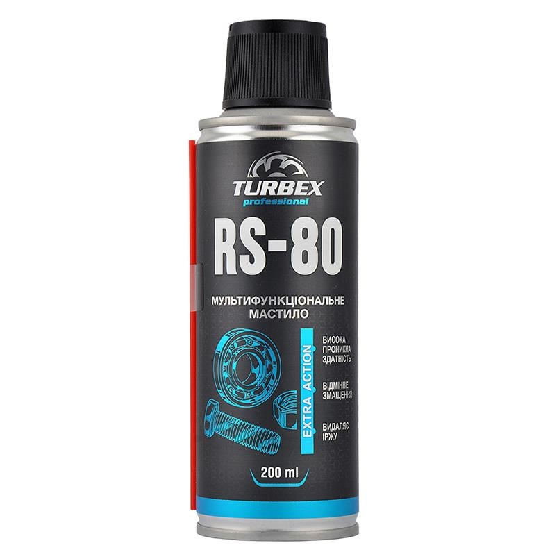 Змазка багатофункціональна TURBEX RS-80 Multifunctional Lubricant 200 мл (TR00099)