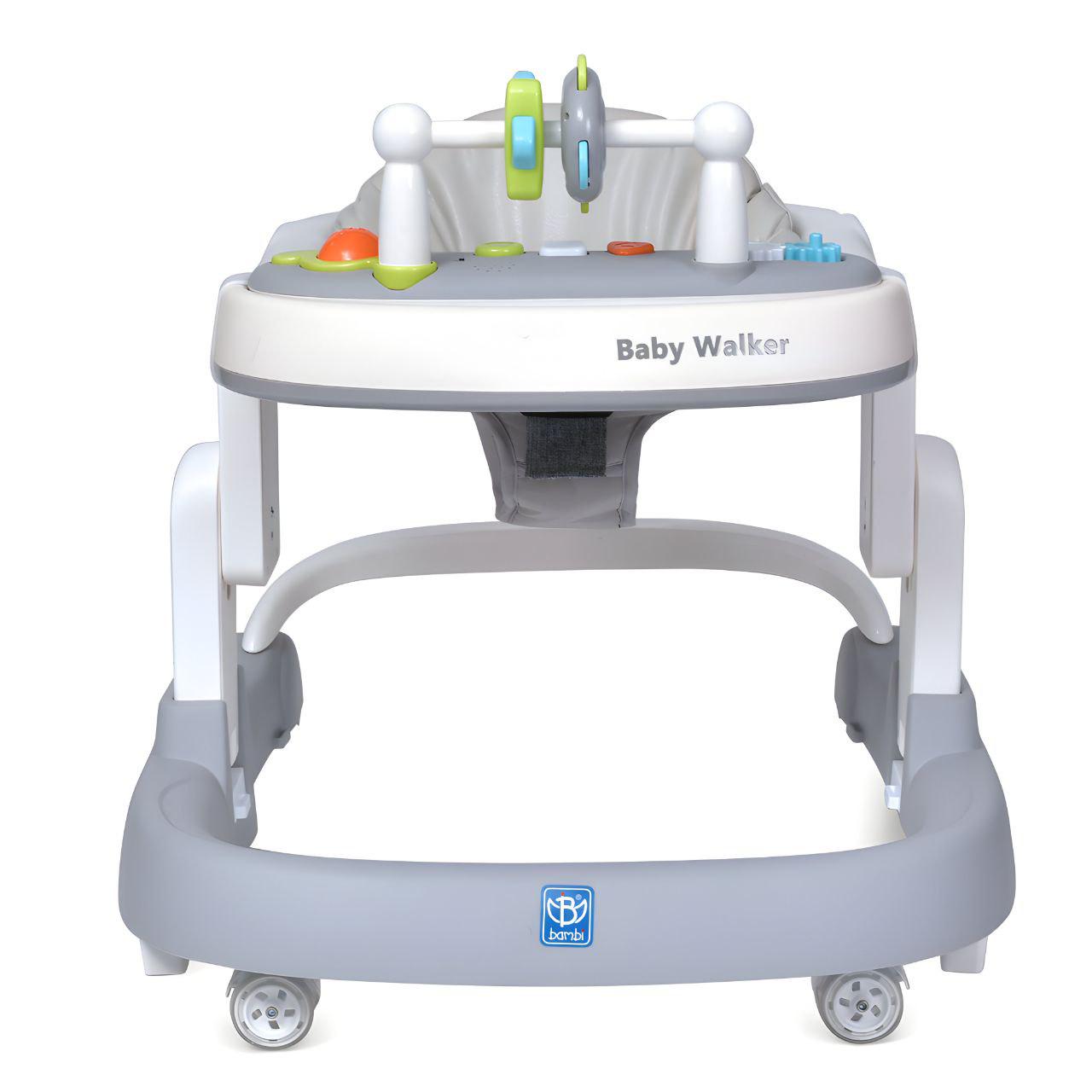 Ходунки Bambi M 5032L-11 три положения регулировки высоты/сьемная музыкальная панель (24278092) - фото 2