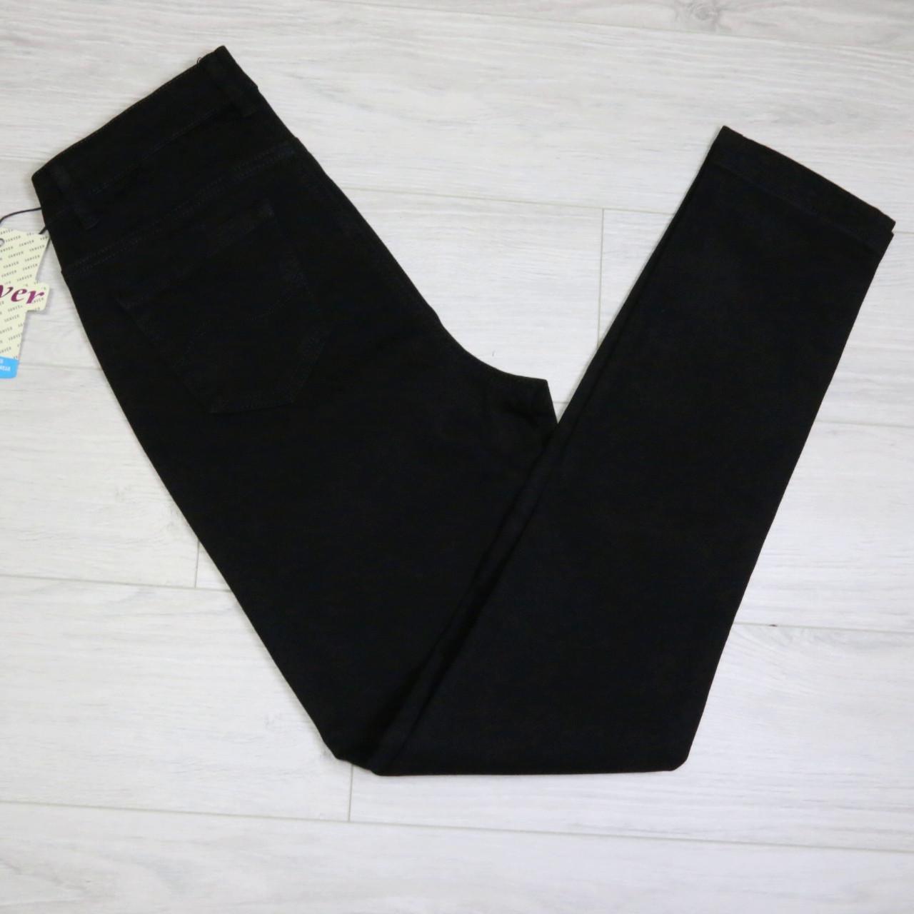 Джинси жіночі Vanver з високою посадкою р. 32 Чорний (81830) - фото 10