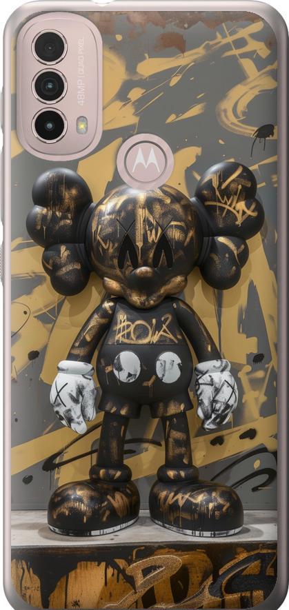 Чехол на Motorola E40 Bronze kaws (6097u-2660-42517)