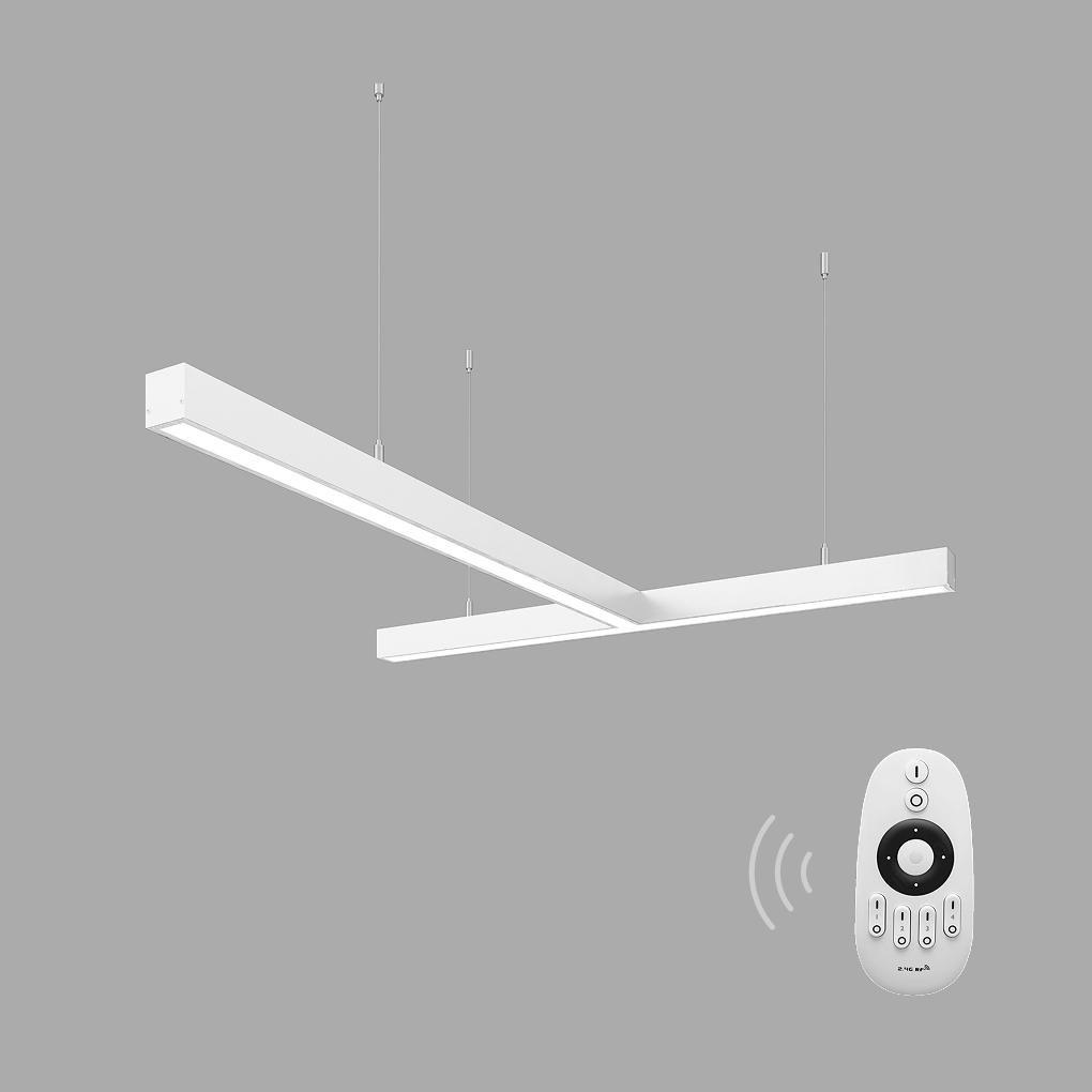 Светильник светодиодный управляемый X-LED 80 Вт Т-образный 840x815x43 мм Белый (LSNT-80dw) - фото 2 Светильник светодиодный управляемый X-LED 80 Вт Т-образный 840x815x43 мм Белый (LSNT-80dw) - фото 2