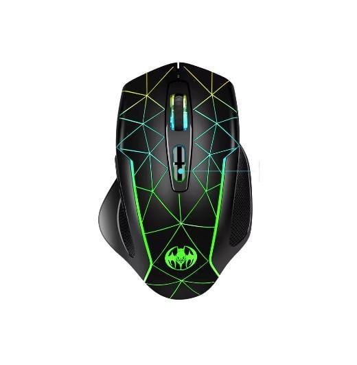 Миша бездротова ігрова з акумулятором та підсвічуванням RGB Black (M35) Миша бездротова ігрова з акумулятором та підсвічуванням RGB Black (M35)