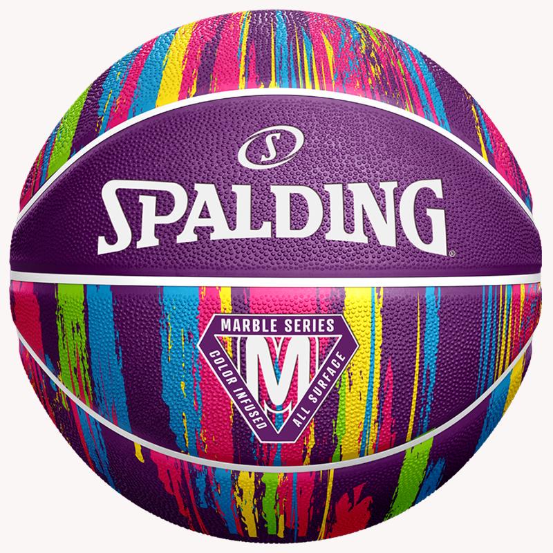 Баскетбольный мяч Spalding Marble Ball №7 Фиолетовый (84403Z)