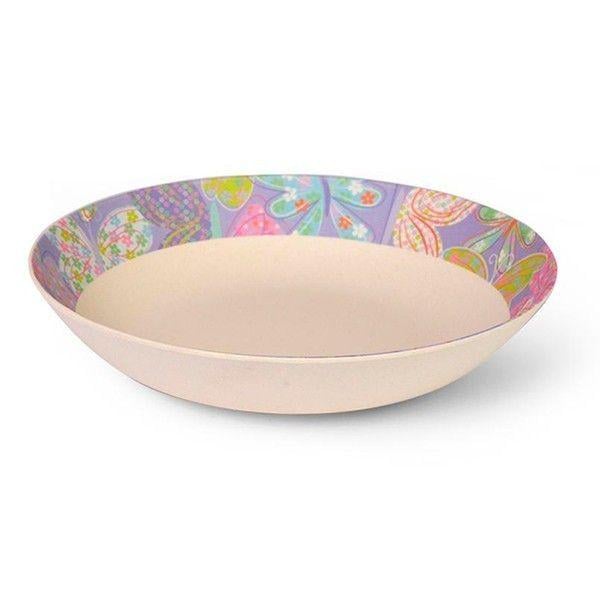 Тарілка глибока Fissman FLOWER 22х4,4 см бамбукове волокно (9485)