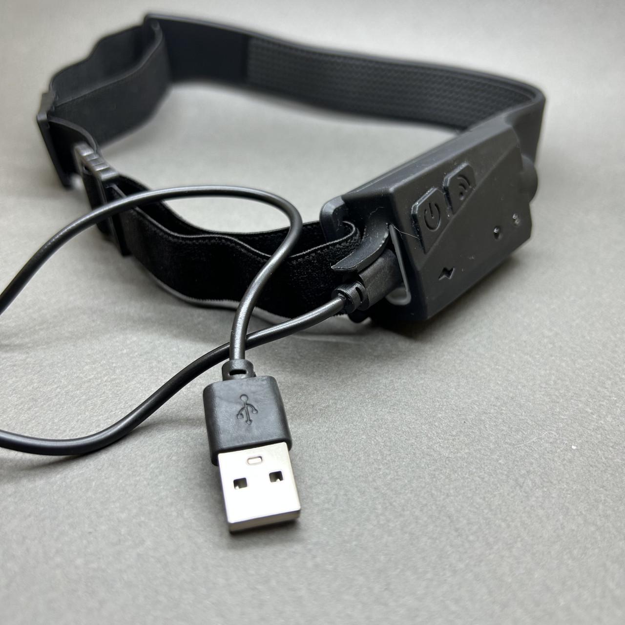 Фонарь налобный светодиодный акумуляторный Ultralight HLY-1080 с датчиком движения - фото 5