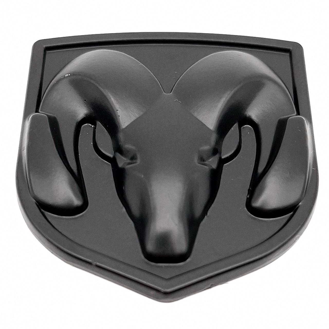 Эмблема Dodge металл 4,5х4 см Черный матовый (2848872321)