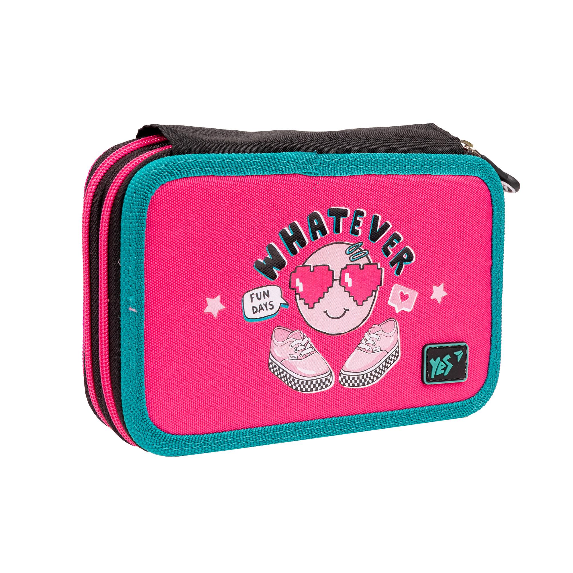 Пенал твердый двойной YES HP-01 Lovely Smile