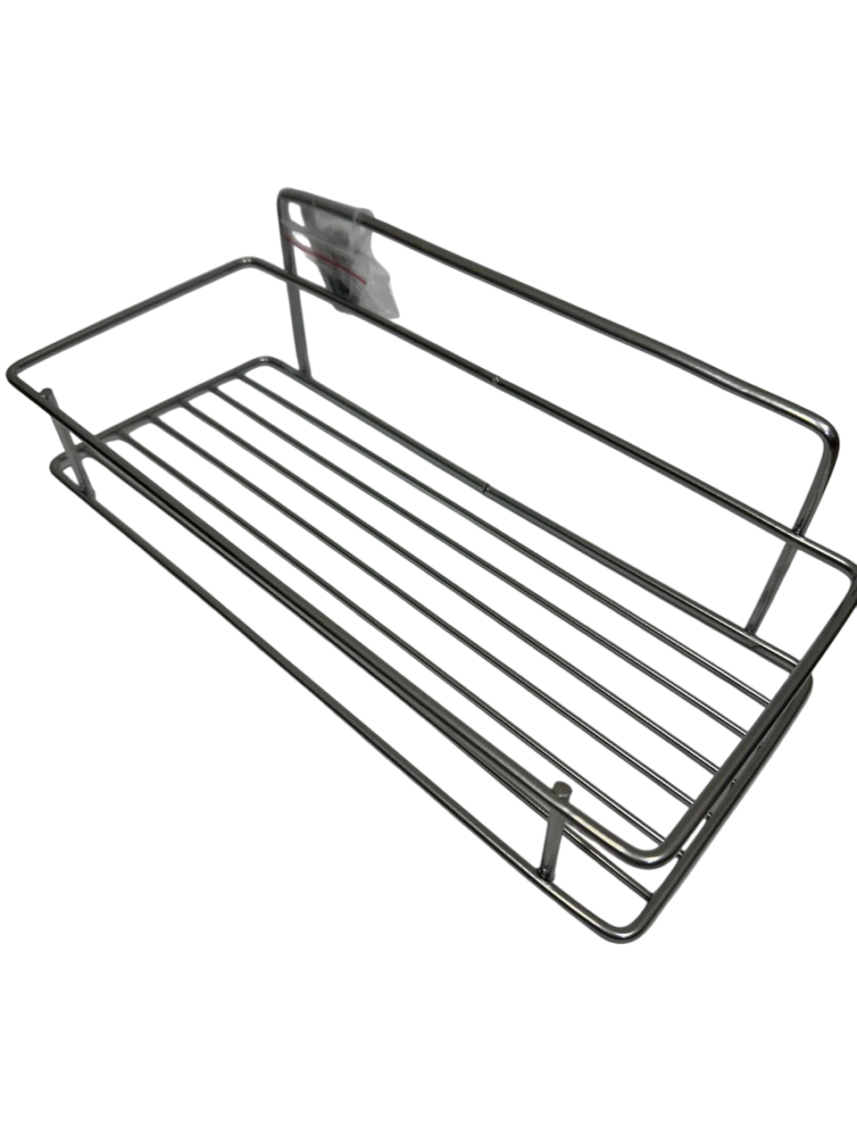 Полка Mobility 1-ярусная для ванной комнаты металлическая прямая 28х12х9 см Серый (29437222)