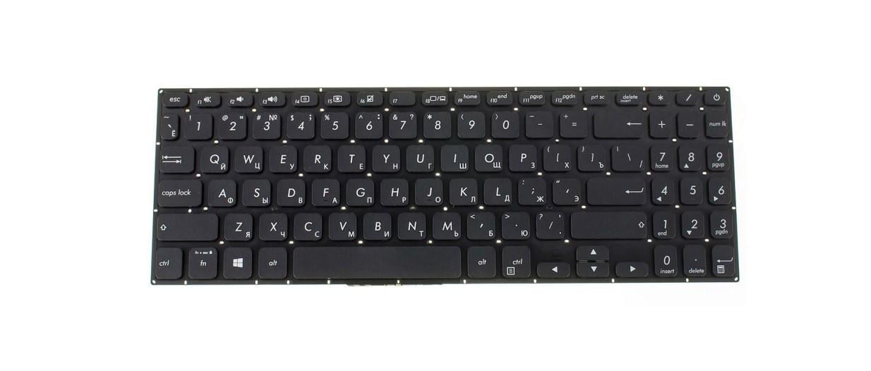 Клавиатура для ноутбука Asus X530 X530UF матовая (0KNB0-5634RU00)