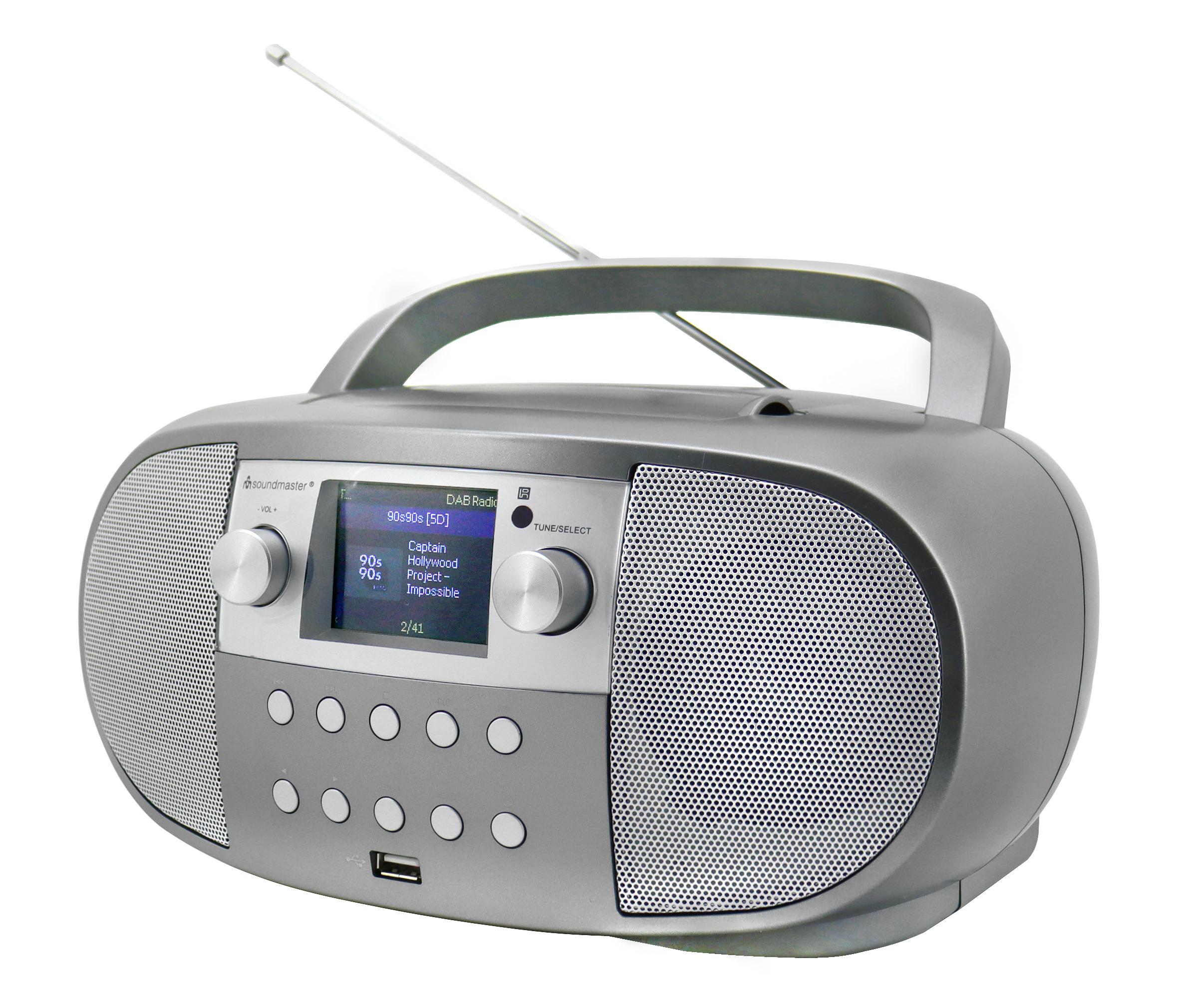 Бумбокс CD/MP3 Soundmaster SCD7600TI с WLAN-интернетом/DAB+/FM-радио USB/Bluetooth (1289) - фото 4