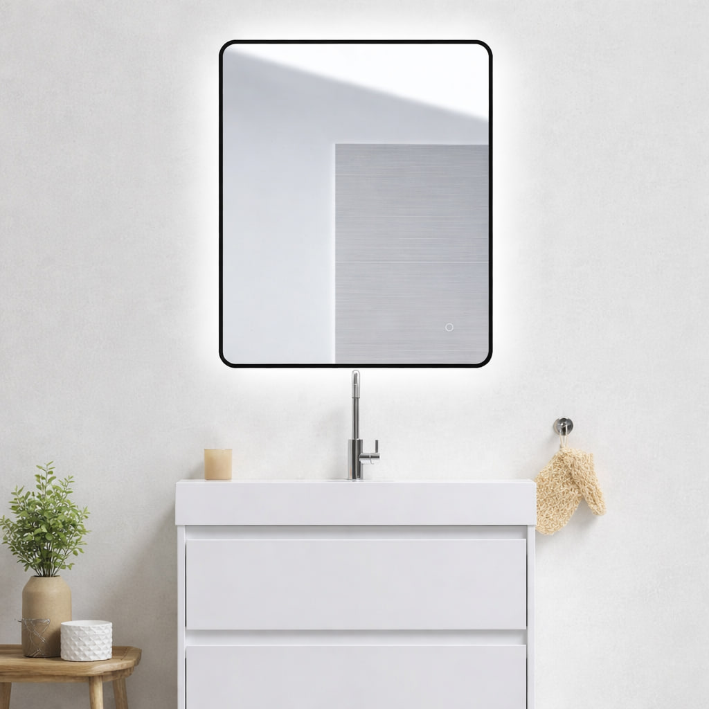 Дзеркало прямокутне для ванної кімнати Insana J-014 сенсорне з LED-підсвічуванням 60х80 см (А0060846)