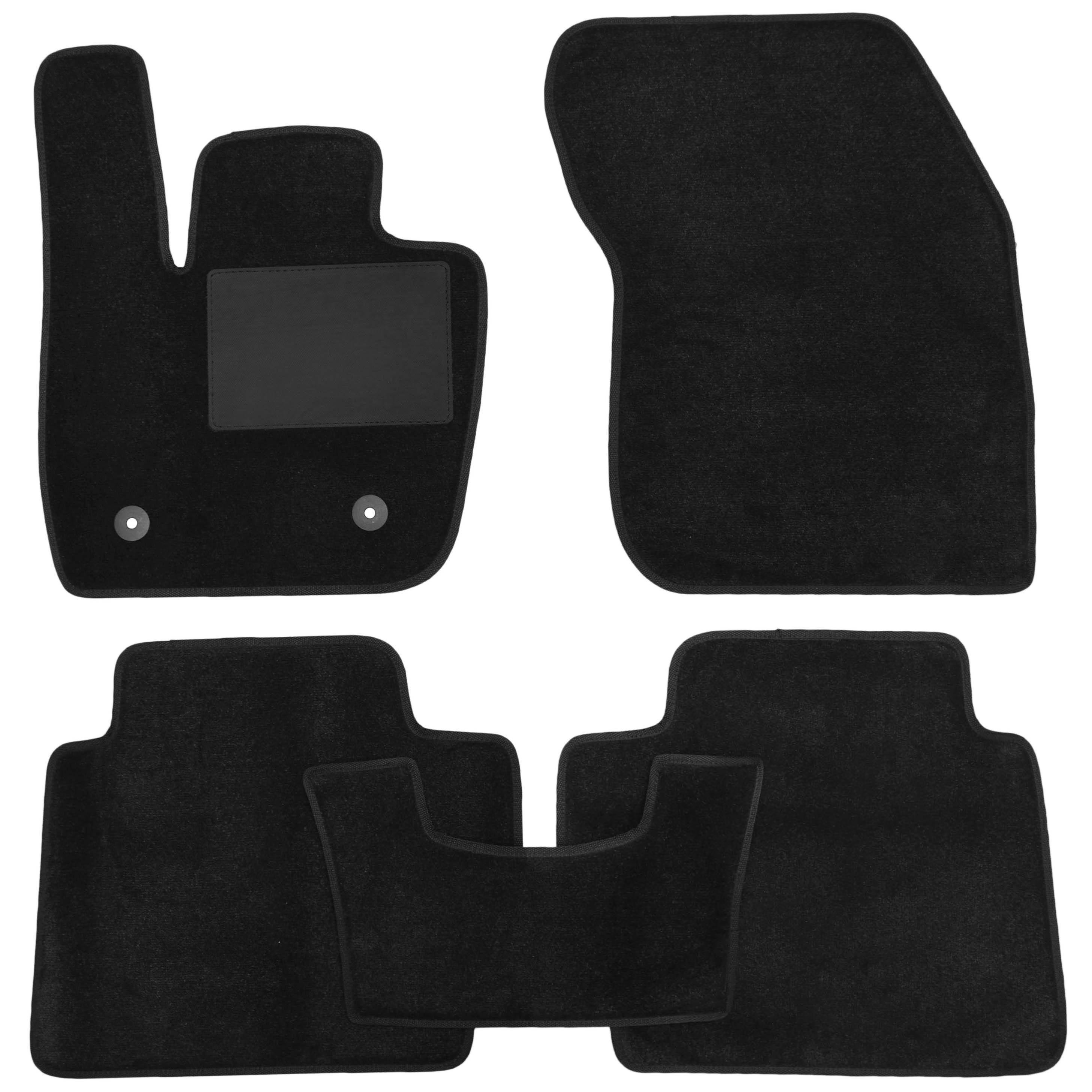 Коврики в салон для Lincoln MKZ '12-17 текстильные Черный (243417)