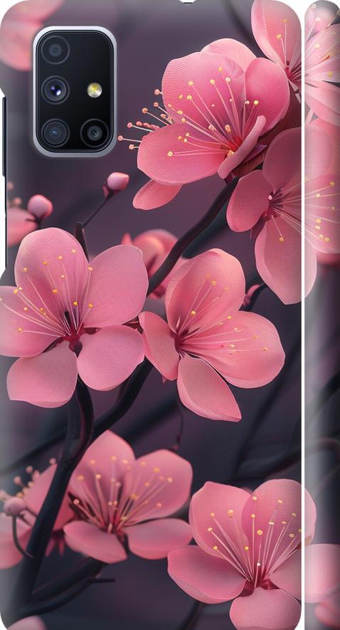 Чехол на Samsung Galaxy M51 M515F Пурпурная сакура (6075m-1944-42517)