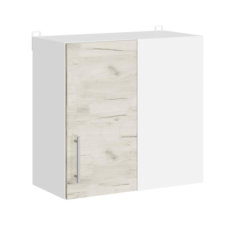 Модуль кухонный Эверест Эко 600 верхний угловой 60х30х58 см Белый/Дуб крафт белый (24596191)