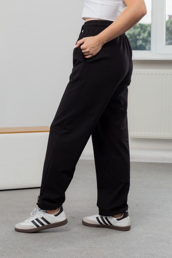 Штаны женские AKSAN M Черный (25.2760_black_44(M)) - фото 2 Штаны женские AKSAN M Черный (25.2760_black_44(M)) - фото 2