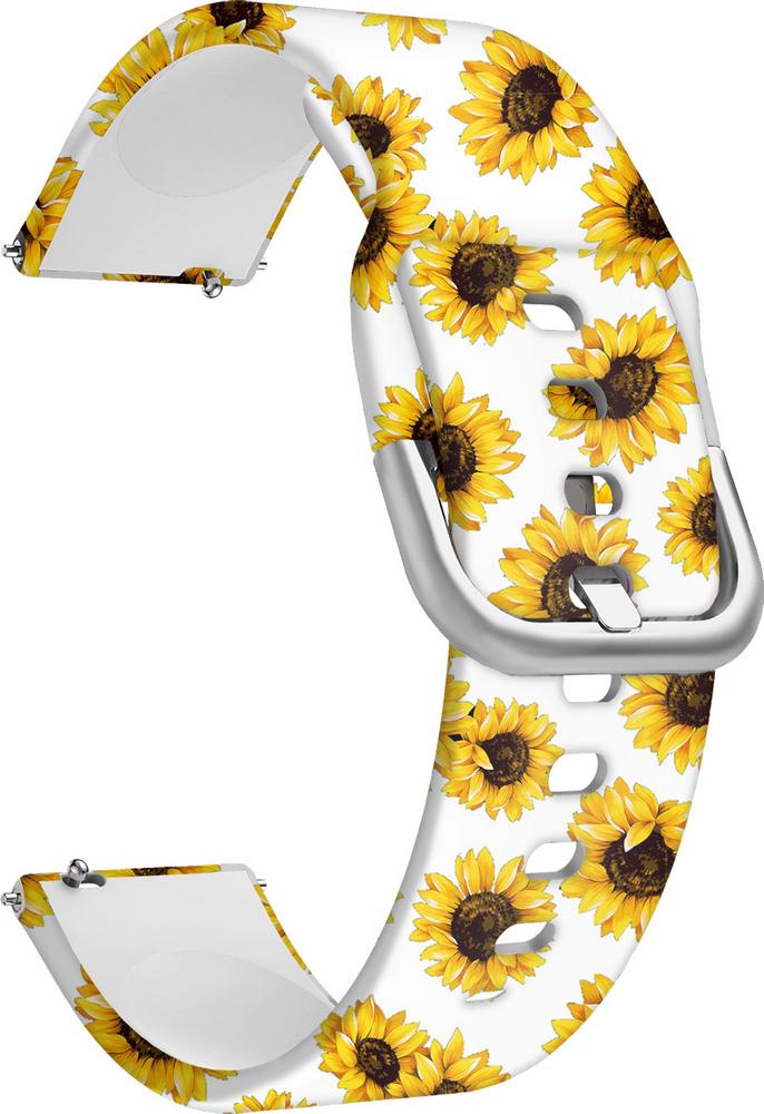 Ремешок Colorful для Galaxy Watch Active 2 40/44 мм Sunflower White (28439) - фото 2