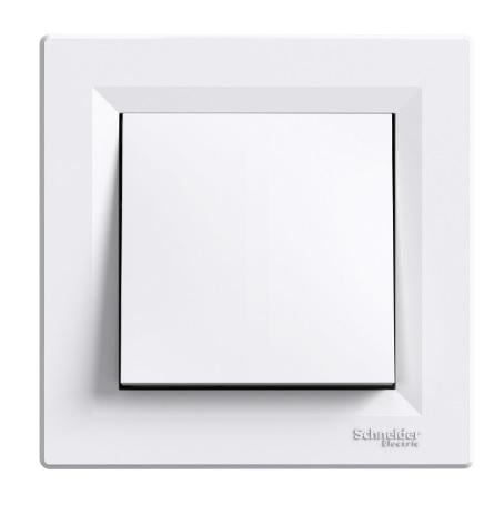 Выключатель перекрестный одноклавишный Schneider Asfora Белый (24438)