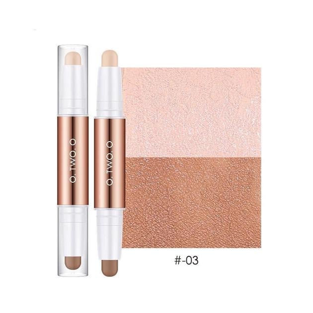 Олівець для контурингу 2 в 1 O.TWO.O Glow Lift Light Shadow Contour Stick 02 03 (18221247) - фото 2