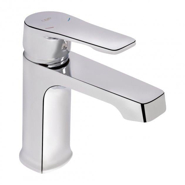 Смеситель Qtap k35ap для раковины Vítkov 1019104С низкий Chrome