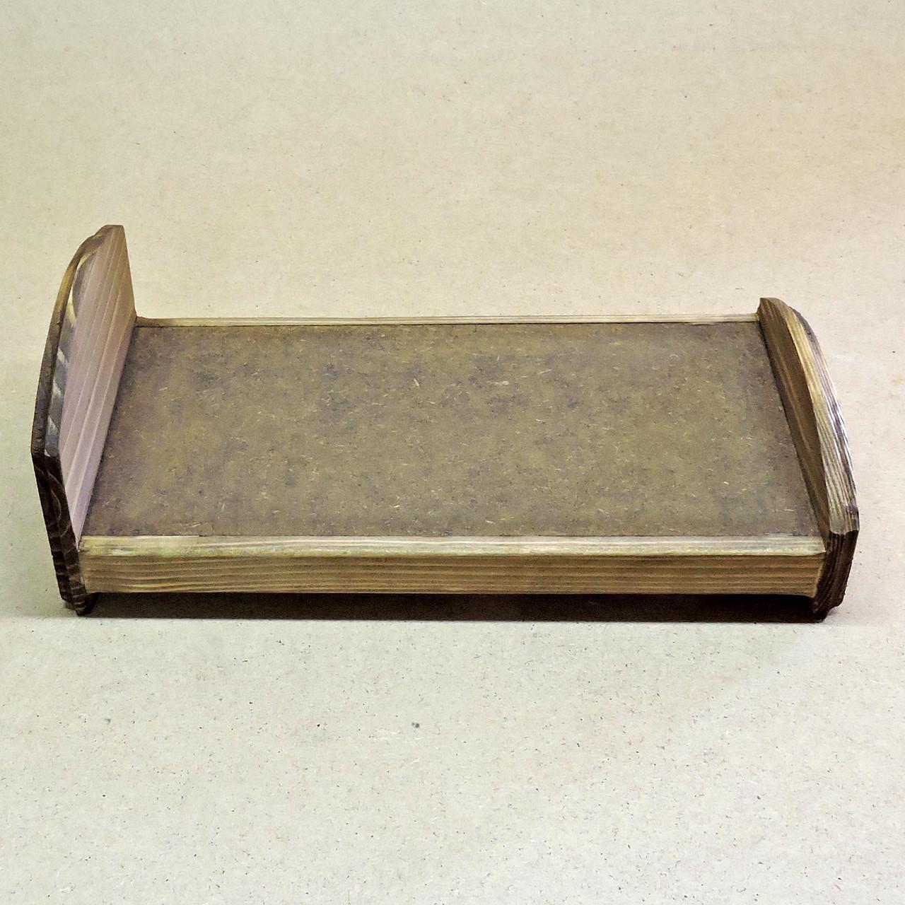 Кровать для кукол из дерева Аврора Капучино (КРТ-000603) - фото 6 Кровать для кукол из дерева Аврора Капучино (КРТ-000603) - фото 6