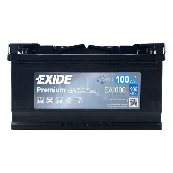 Акумулятор автомобільний EXIDE Premium EA1000 EN 6СТ-100Ah АзЕ 900A (76059)