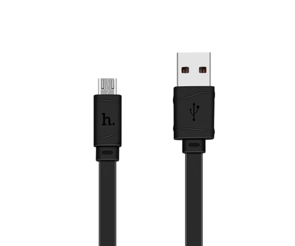 Кабель Data Hoco X5 Bamboo Micro-USB 1 м Чорний