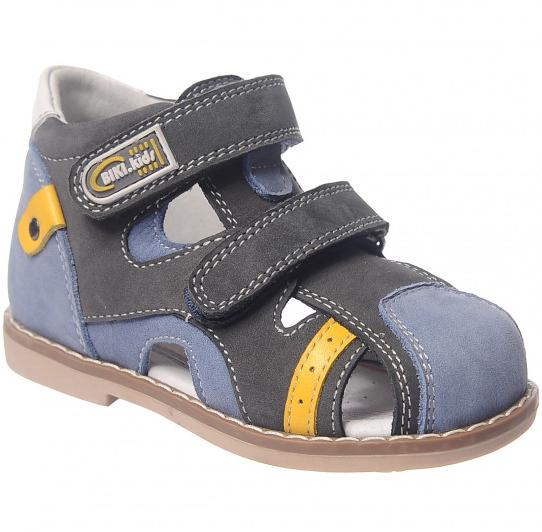 Кожаные сандалии Tom.m 0571B р. 25 Серо-голубой