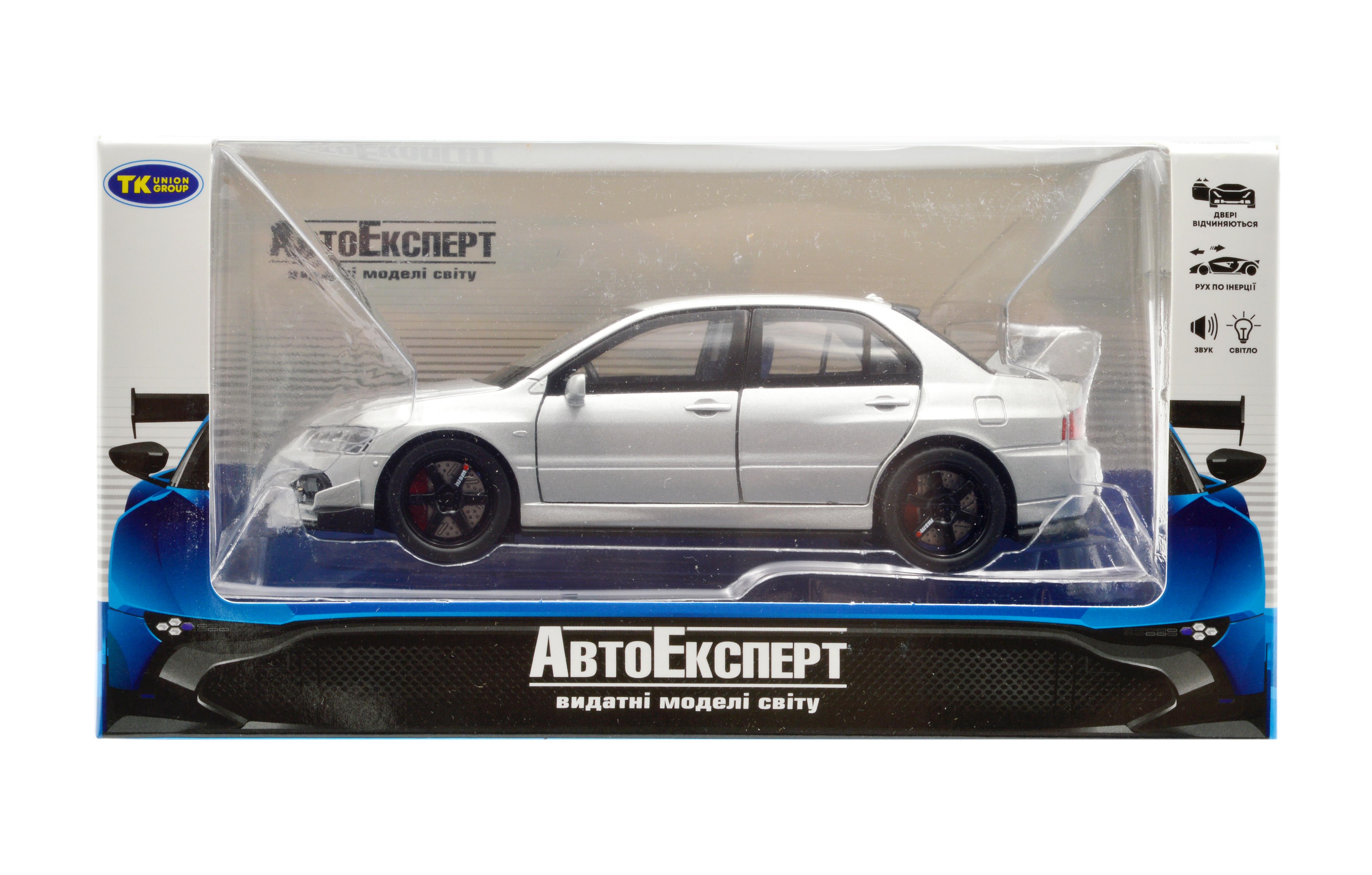 Іграшкова машинка металева Mitsubishi Lancer Evolution X 1:32 світло/звук/інерція/відкриваються двері (20651S) - фото 9 Іграшкова машинка металева Mitsubishi Lancer Evolution X 1:32 світло/звук/інерція/відкриваються двері (20651S) - фото 9