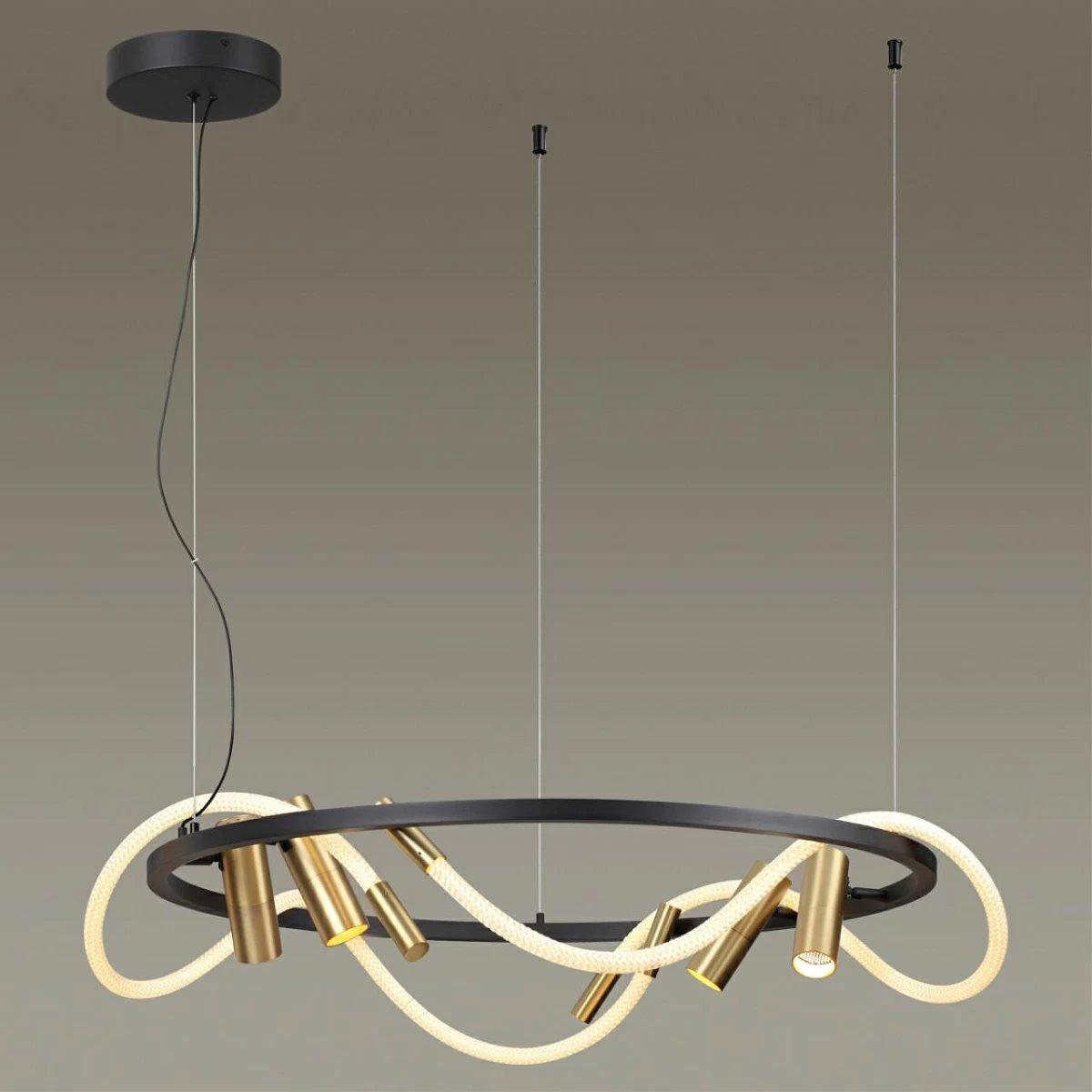 Люстра подвесная светодиодная Valeso THD63815-5 36W (000047775)