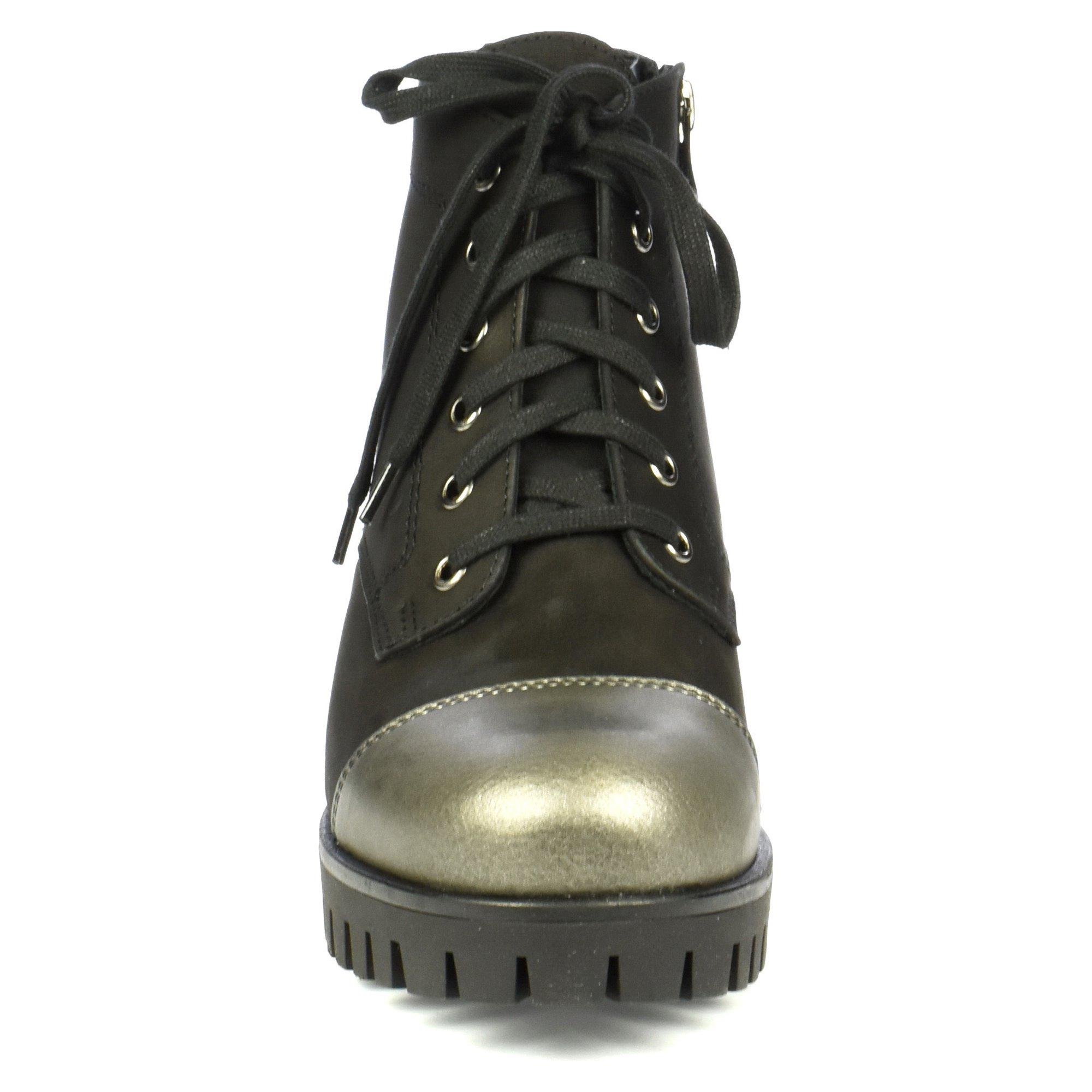 Черевики осінні жіночі Contes р. 39 Чорний/Сірий (05339-39) - фото 9 Черевики осінні жіночі Contes р. 39 Чорний/Сірий (05339-39) - фото 9