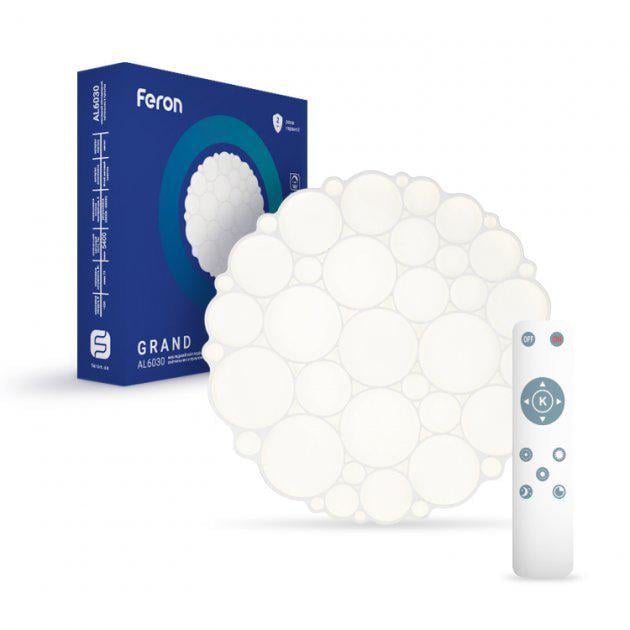 Люстра Feron 40144 Grand 72 Вт 5400 лм 3000/4000/6000К (11037827)