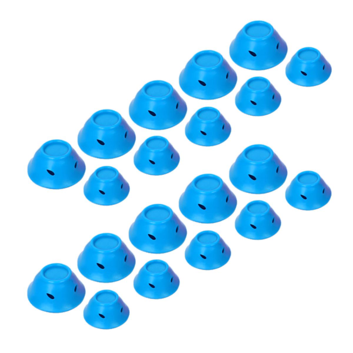 Бигуди MagicCurler мягкие силиконовые для волос 20 шт. Синий (460)