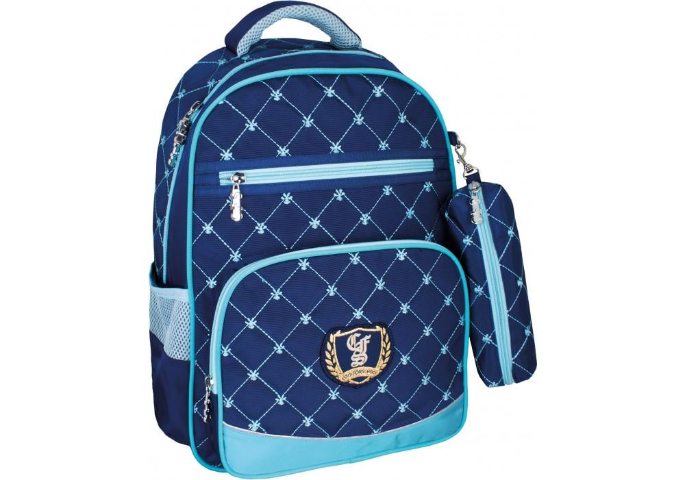 Рюкзак школьный Cool For School Prestige 16" Royal blue (CF86133)