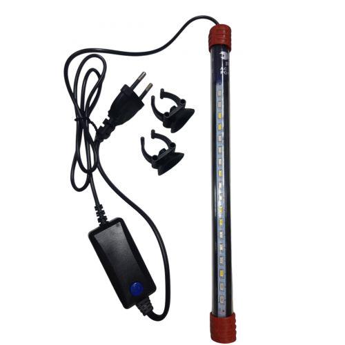Лампа вологостійка LED RS-Electrical для акваріума 20-50 л 4 кольри 29 см 3 Вт (24481237)