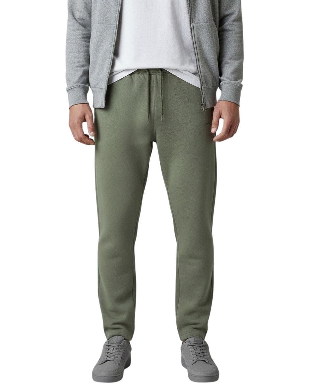 Спортивные штаны мужские прямые Slazenger 482011.15 флисовые 2XL Оливковый (2482011155104)